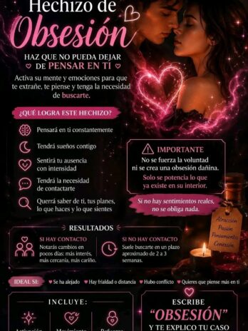 HECHIZO  DE OBSESION